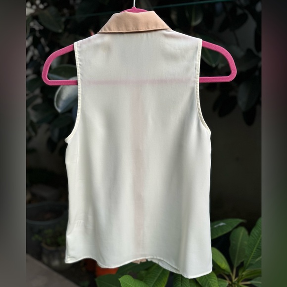 Anthropology Coincidence & Chance Two Tone Sleeveless Button Down Size XS - Picture 5 of 5